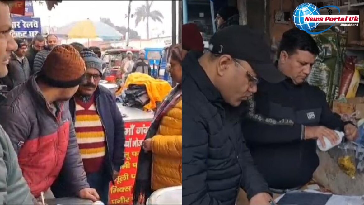 फूड सेफ्टी डिपार्टमेंट ने कई दुकानों पर छापेमारी