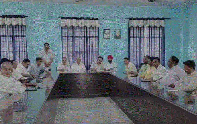 आगामी 1 सितंबर को शहीद दिवस मनाने को लेकर सर्वदलीय बैठक का आयोजन