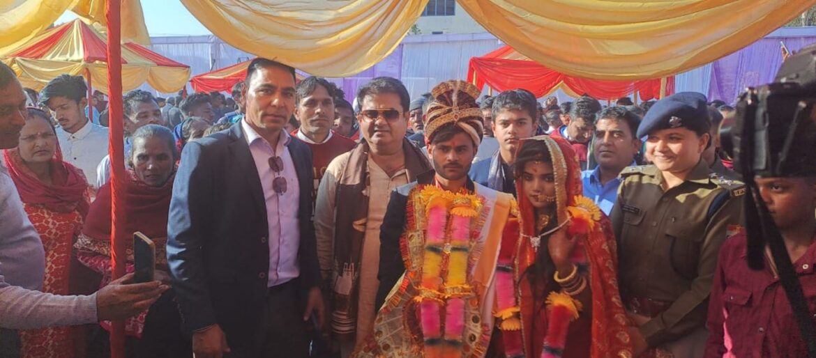 खानपुर विधायक ने 101 गरीब/अनाथ कन्याओं का किया सामूहिक विवाह