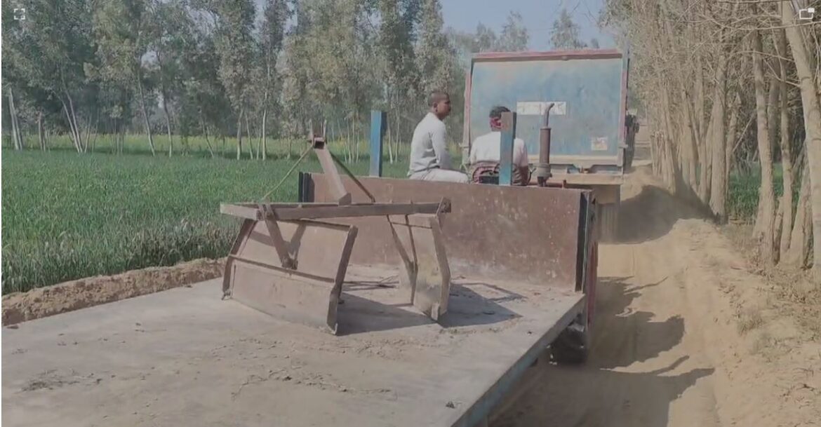 खनन माफिया ने किया किसानों का उत्पीड़न