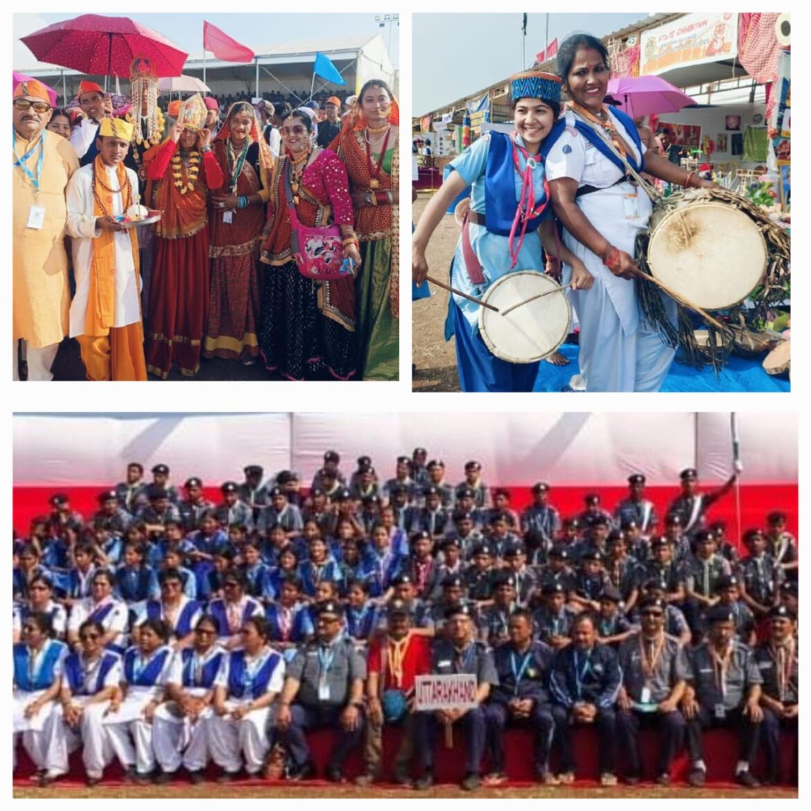 राष्ट्रीय जम्बूरी से लौटने पर नैनीताल के स्काउट गाइड का हुआ भव्य स्वागत ।