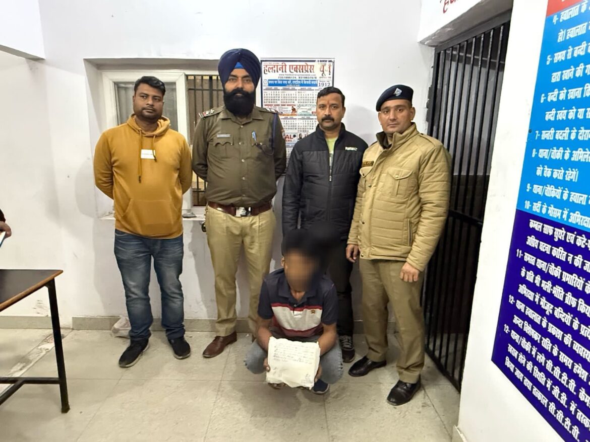 मेडिकल के आधार पर जमानत में आए नशे के अपराधी ने पुनः की नशे की तस्करी, SOG व बनभूलपुरा पुलिस टीम ने पिण्डारी को रंगे हाथों किया गिरफ्तार