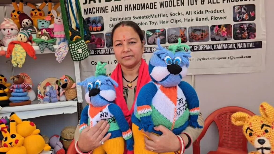 कितना क्यूट है ये मौली! रामनगर की भावना ने ऊन से बनाया नेशनल गेम्स का शुभंकर, लोगों को आ रहा पसंद