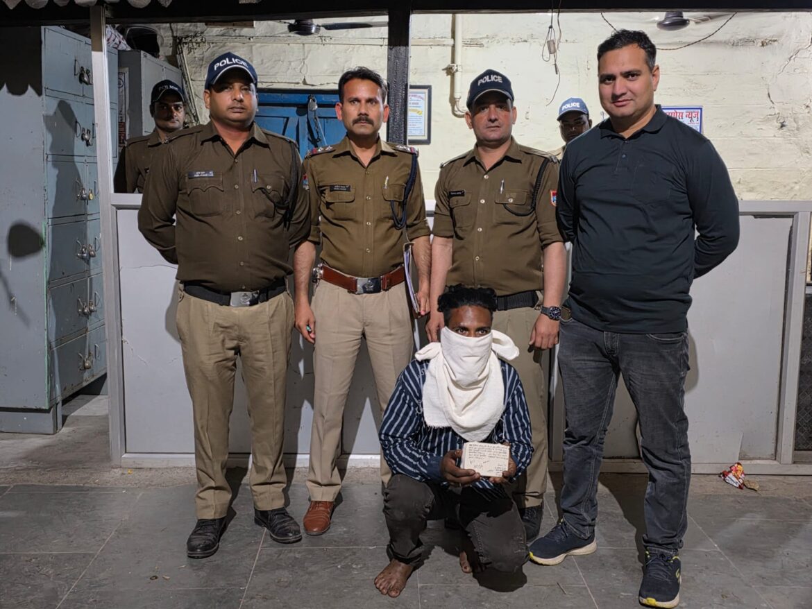 बनभूलपुरा पुलिस ने एक नशे के तस्कर को स्मैक के साथ किया गिरफ्तार