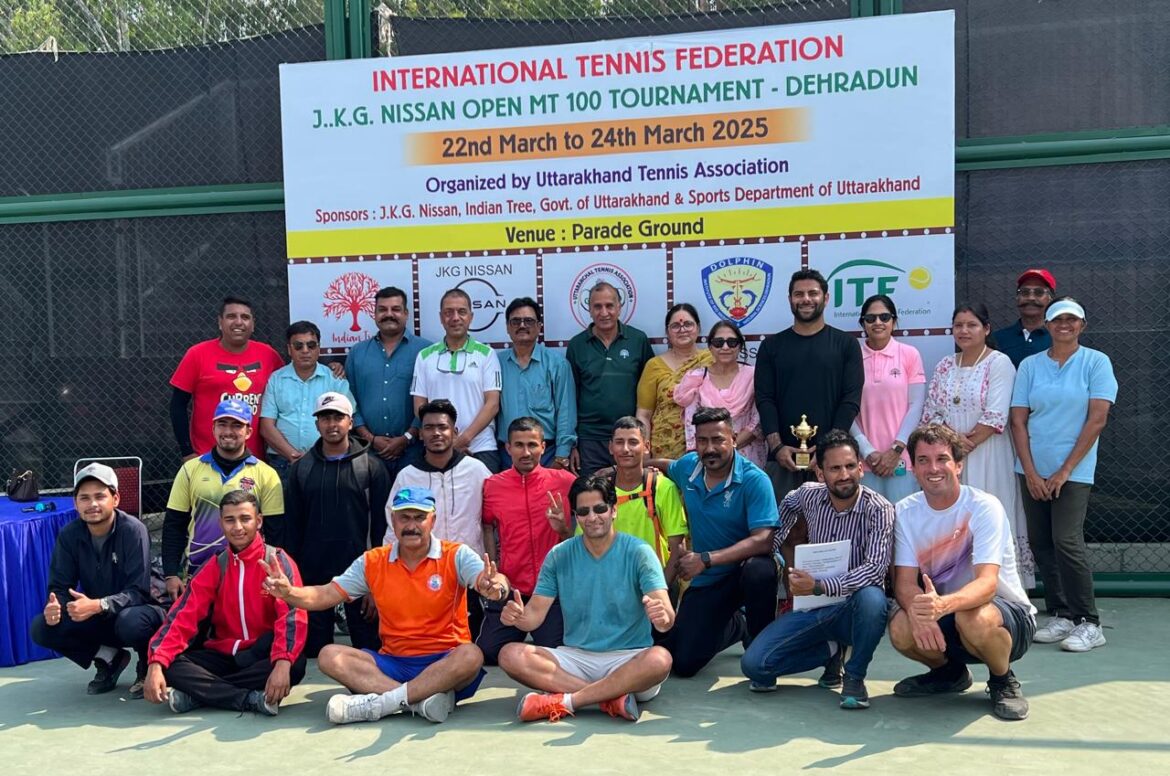 उत्तराखंड टेनिस संघ की आईटीएफ प्रतियोगिता में सुमित गोयल युगल चैंपियन, टेनिस को बढ़ावा देने की पहल