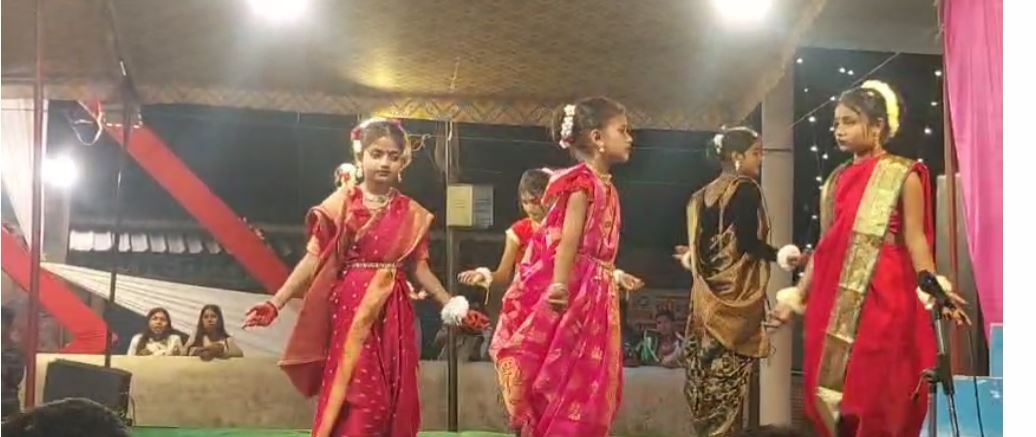 गदरपुर के मकरंदपुर गांव में महाकाली की तीन दिवसीय पूजा का हुआ शुभारंभ