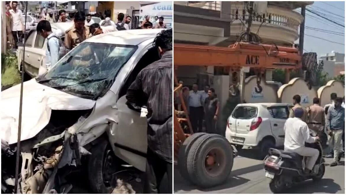 सेलाकुई में तेज रफ्तार अल्टो कार ने स्कूली छात्र-छात्राओं को मारी टक्कर, कई घायल, दो की हालत नाजुक