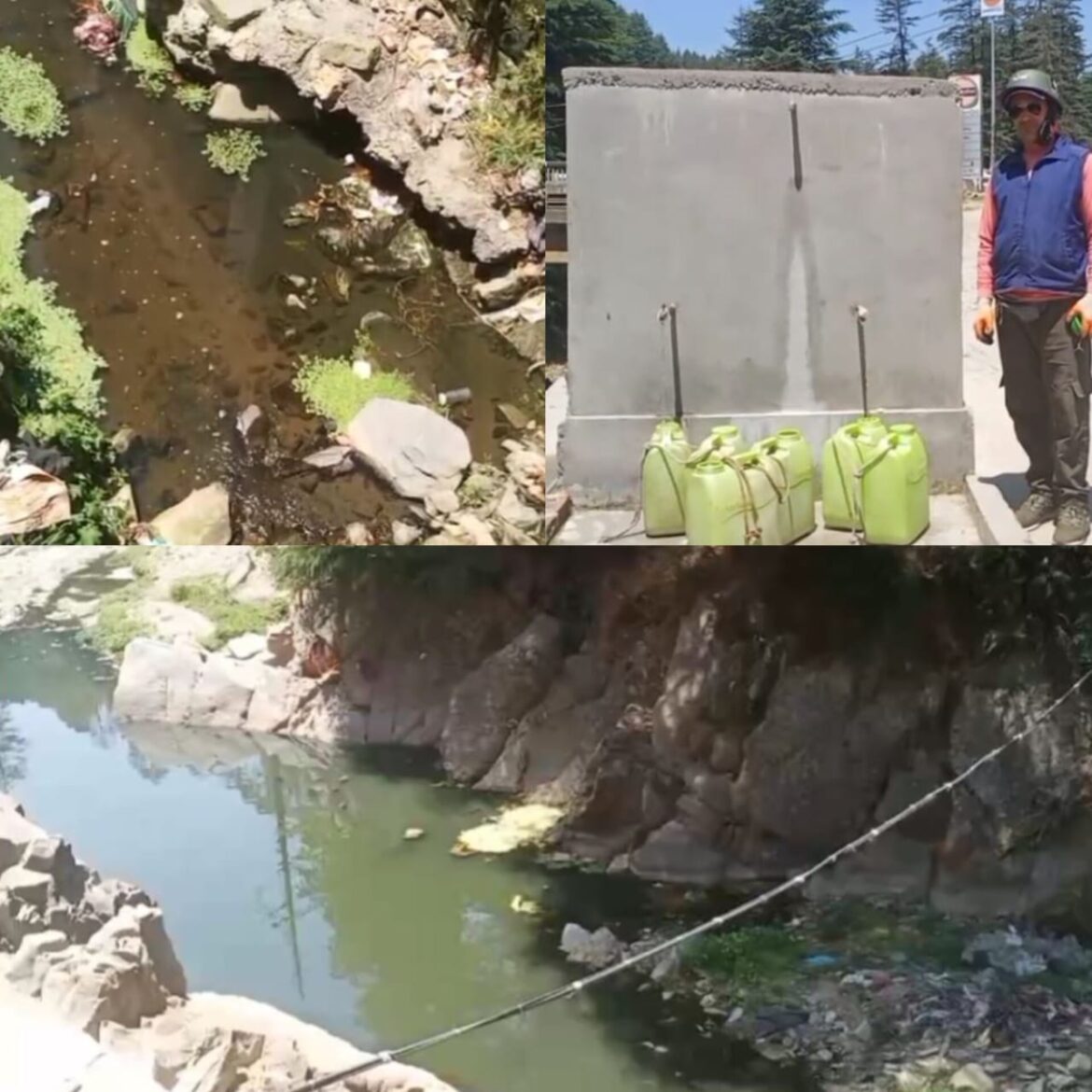 लोहाघाट में पेयजल संकट गहराया, लोहावती नदी बनी गंदगी ढोने का माध्यम