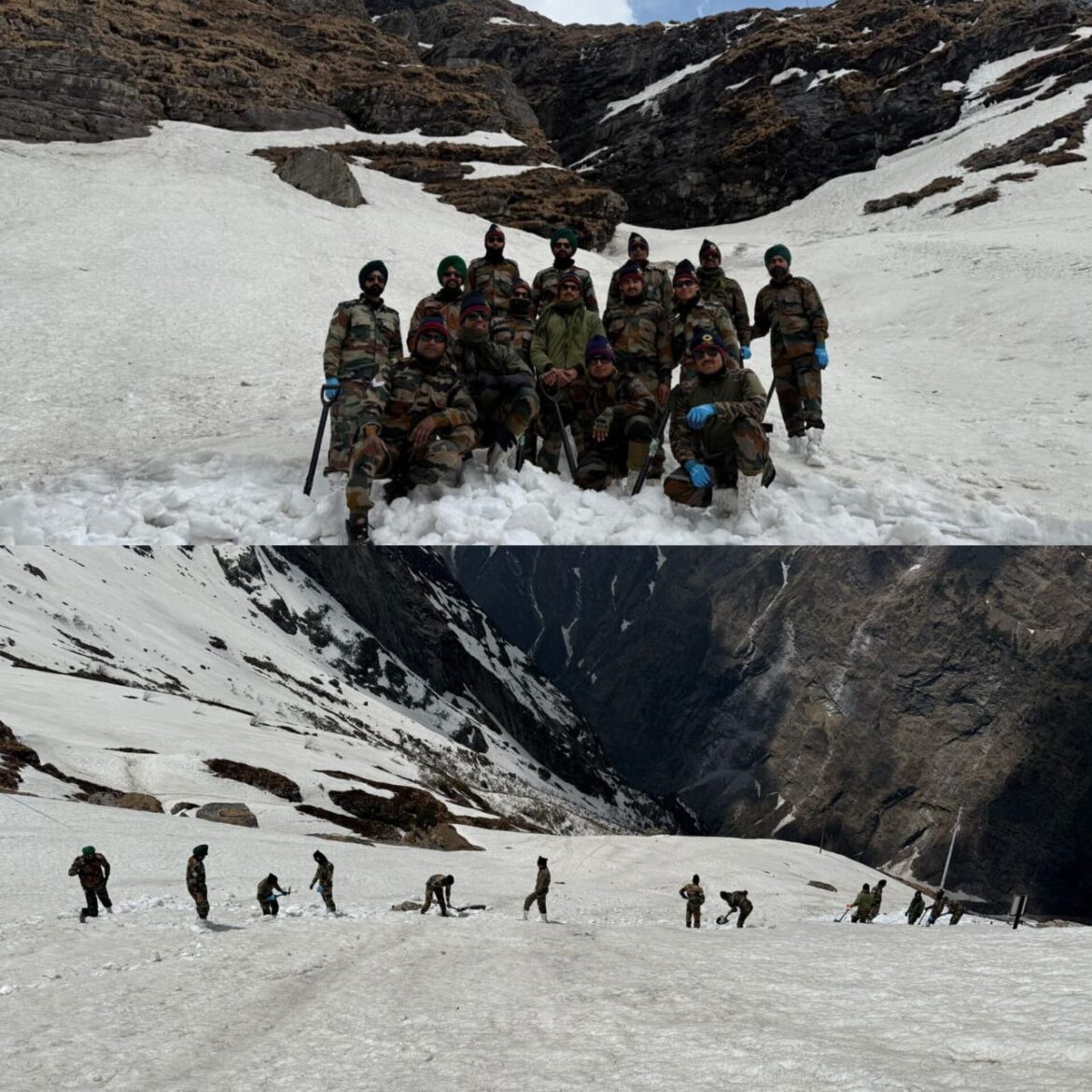 श्री हेमकुंड साहिब यात्रा की तैयारी में जुटी भारतीय सेना, बर्फ से ढके आस्था पथ को बना रही सुगम