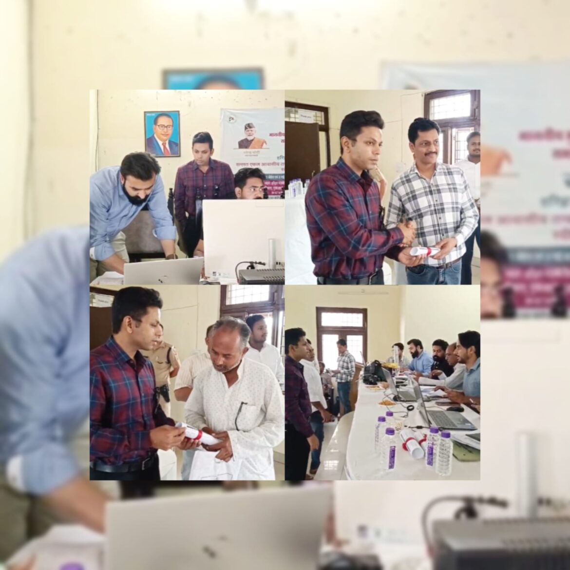 भगवानपुर में एचआरडीए का सेवा शिविर, 40 भवन नक्शे किए गए पास