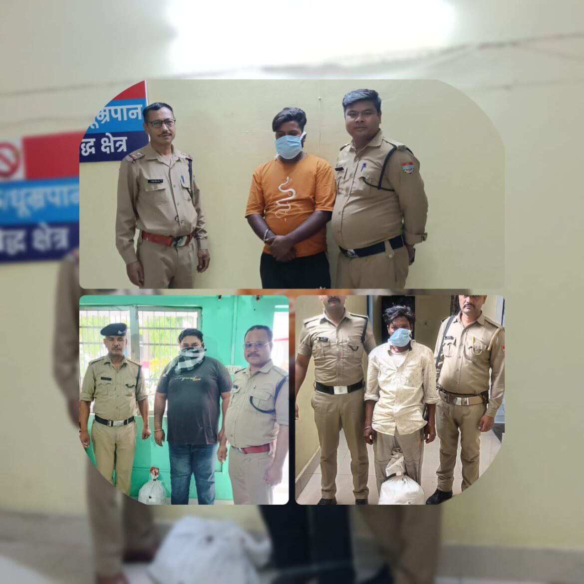 नैनीताल पुलिस का नशे के विरुद्ध अभियान तेज, तीन तस्कर 161 पाउच कच्ची शराब के साथ गिरफ्तार