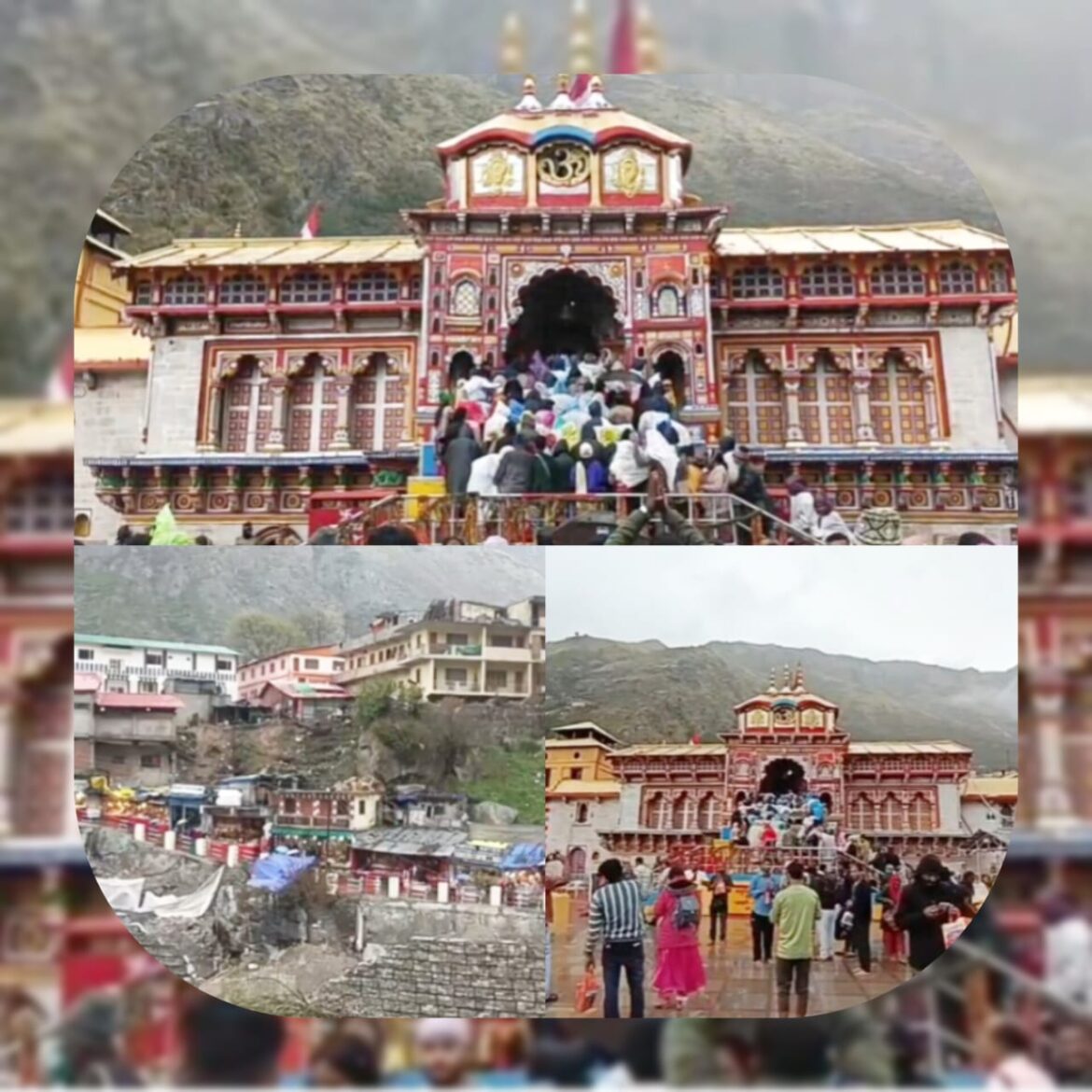 बारिश की फुहारों के बीच 10,489 श्रद्धालुओं ने किए श्री बदरीविशाल के दर्शन