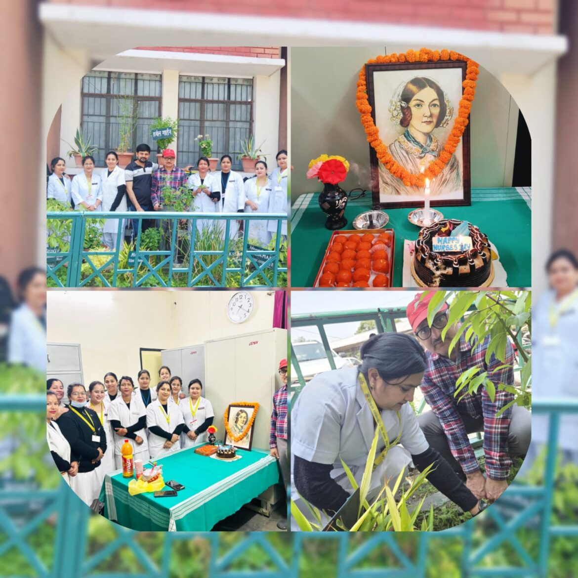 रानीखेत राजकीय चिकित्सालय में अंतरराष्ट्रीय नर्सेज़ डे हर्षोल्लास से मनाया गया