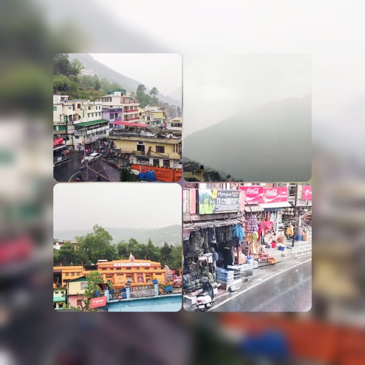 ज्योतिर्मठ में मौसम ने लिया अचानक मोड़, झमाझम बारिश और आकाशीय बिजली की गूंज