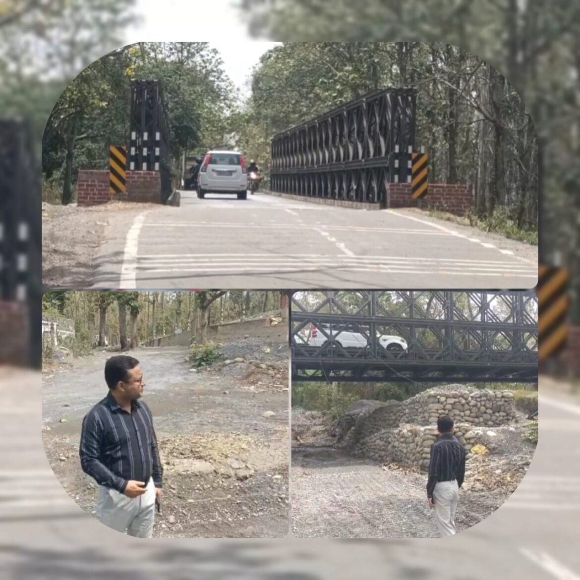 चकलुवा में प्री-मानसून बारिश से किसानों की फसलें तबाह, एसडीएम ने कमजोर पुल का किया निरीक्षण