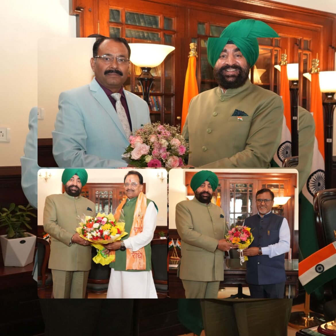 राज्यपाल से कुलपतियों व सांसद ने की शिष्टाचार भेंट, उच्च शिक्षा और शोध की दिशा पर हुई चर्चा