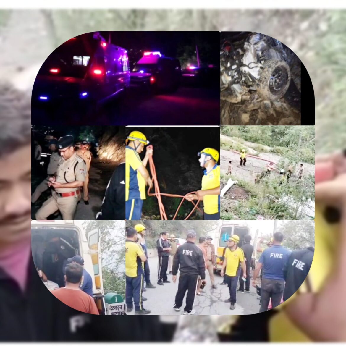 मसूरी-देहरादून मार्ग पर भीषण हादसा: कार खाई में गिरने से दो युवकों की मौत, एक ने कूदकर बचाई जान