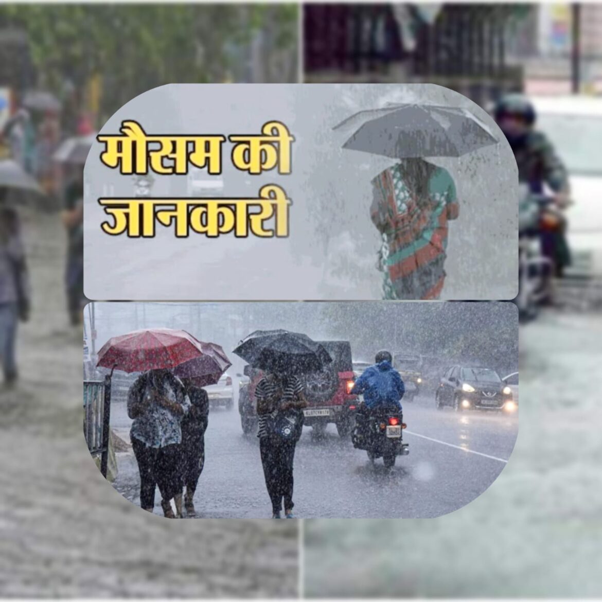 झमाझम बारिश से मिली राहत, तापमान में आई गिरावट