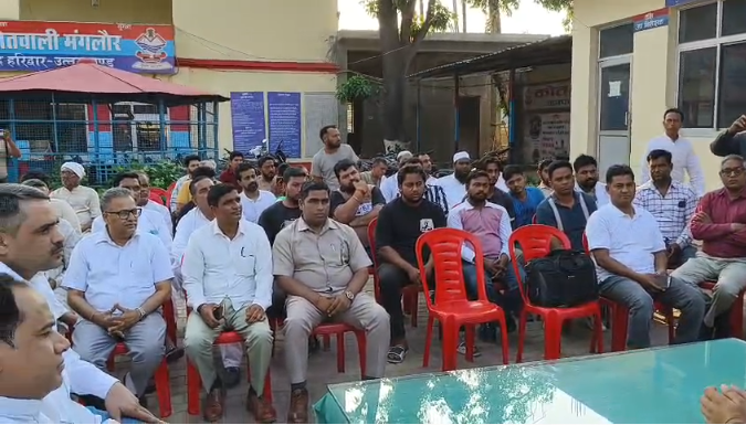 मंगलौर कोतवाली में बकरा ईद को लेकर शांति समिति की गोष्ठी, सौहार्द और स्वच्छता बनाए रखने की अपील