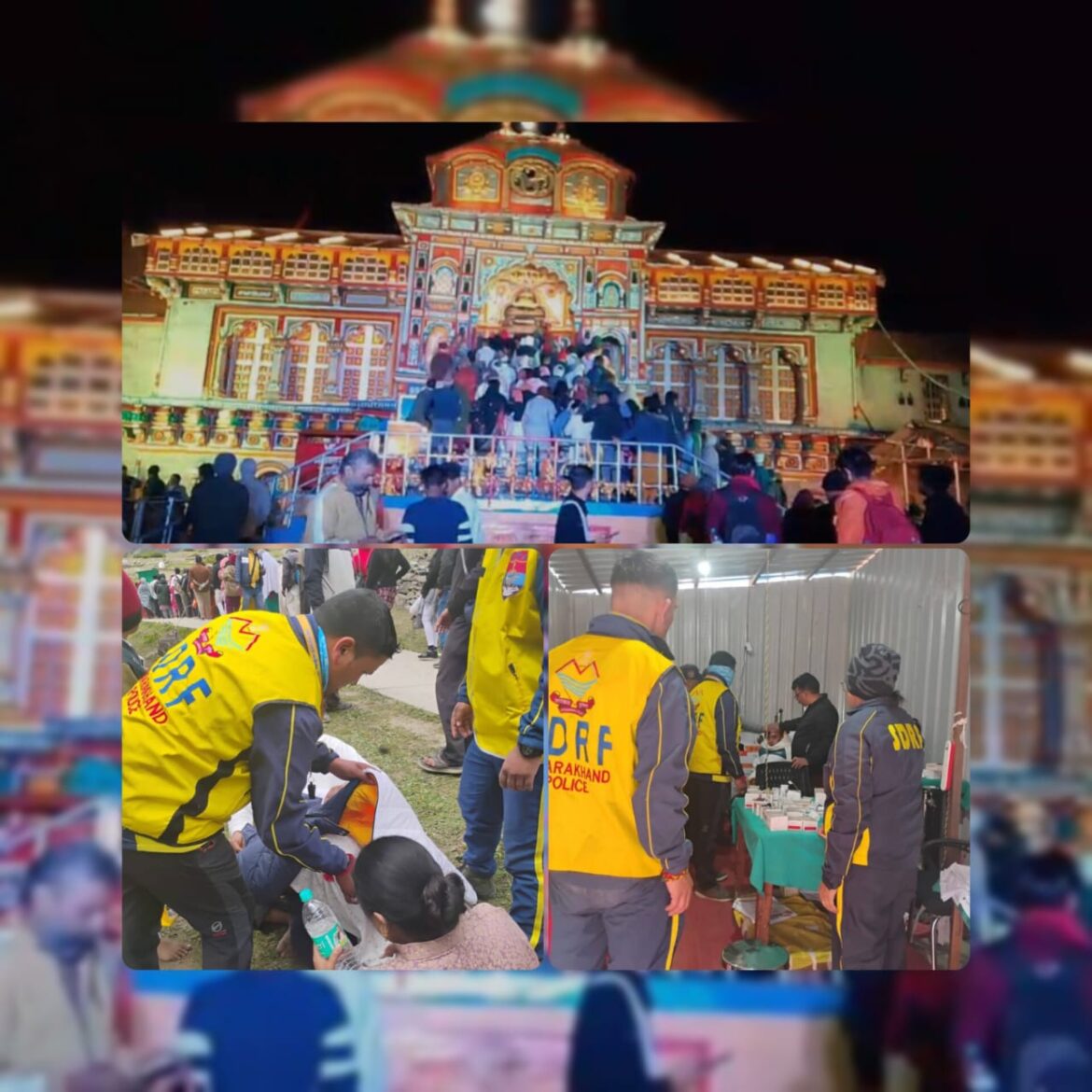 बद्रीनाथ धाम में तीर्थ यात्रा चरम पर, SDRF बनी श्रद्धालुओं की देवदूत