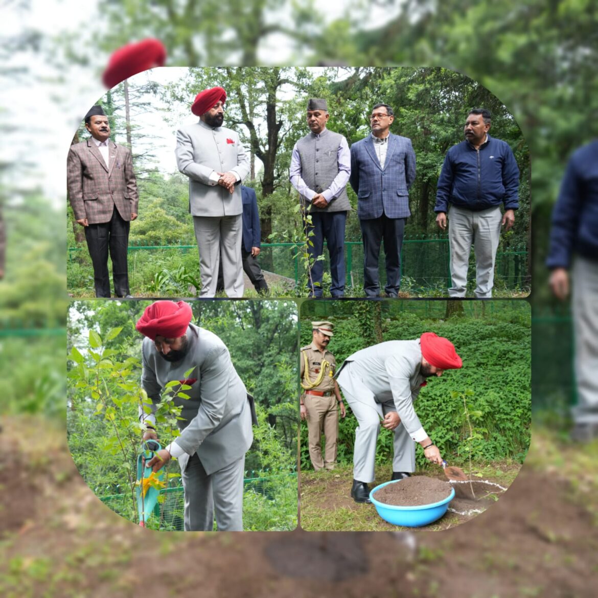 विश्व पर्यावरण दिवस पर राज्यपाल ने किया पौधारोपण, पर्यावरण संरक्षण के लिए जनसहभागिता की अपील