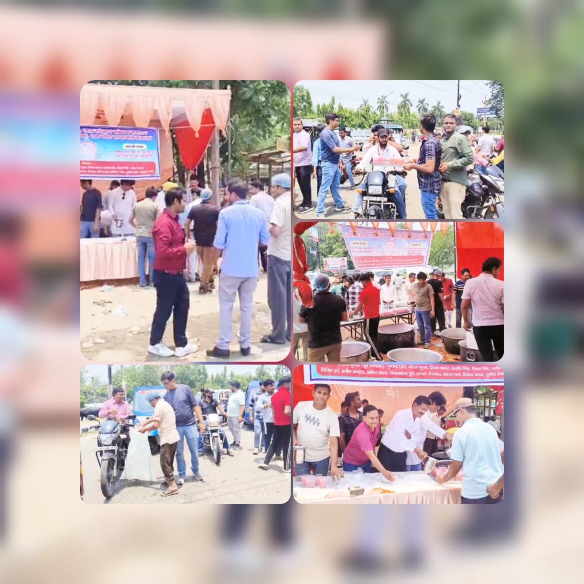 शिवालिक नगर में श्रमिक सेवा संघ ने किया सर्बत-शिकंजी वितरण, भीषण गर्मी में मिला राहत का पैगाम