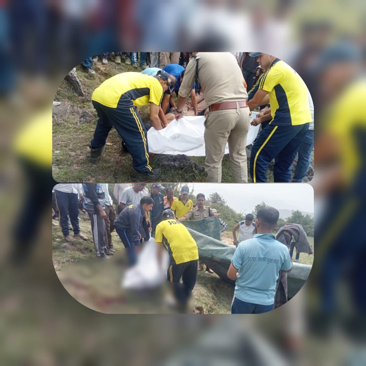 चकराता: भंडाराथात मार्ग पर यूटिलिटी वाहन खाई में गिरा, SDRF ने निकाला चालक का शव