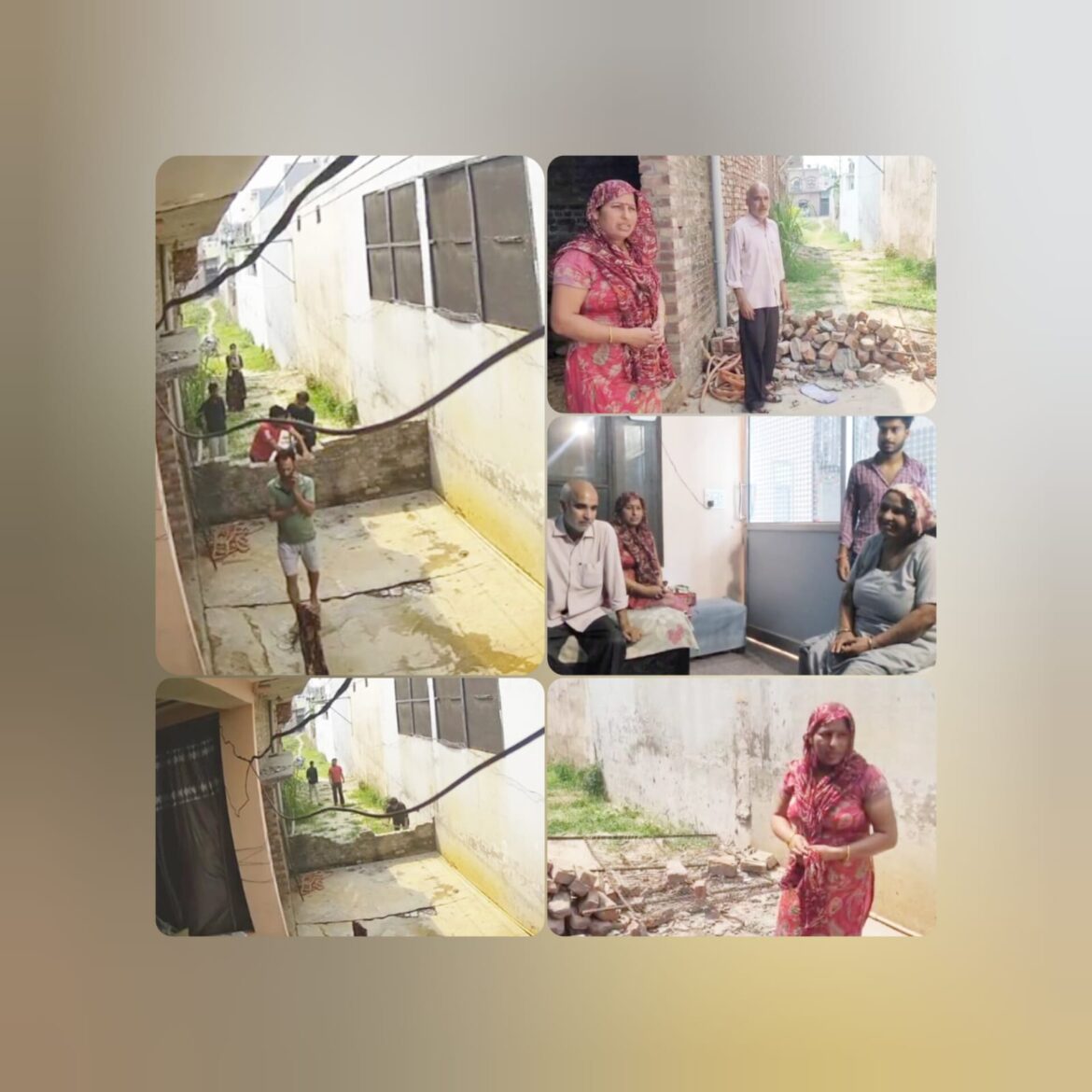 लक्सर: संपत्ति विवाद में भाई-भाभी सहित छह लोगों पर दीवार तोड़ने और मारपीट का आरोप