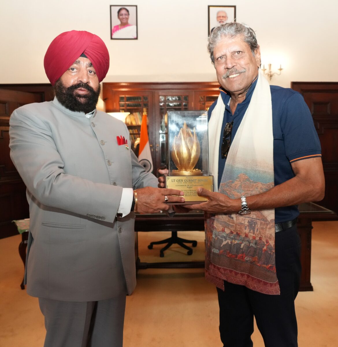 सरोवर नगरी नैनीताल में कपिल देव ने की राज्यपाल से शिष्टाचार भेंट