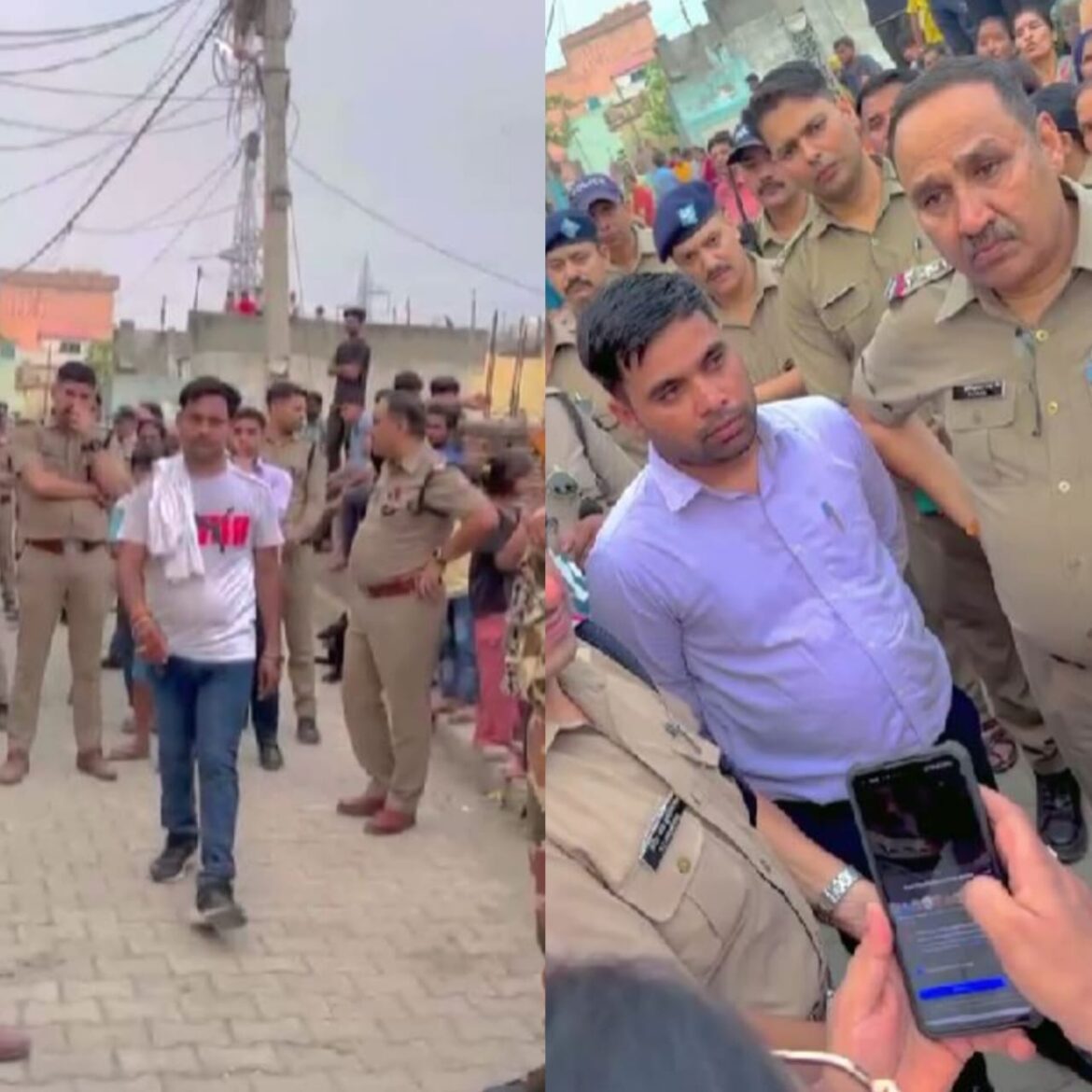 संवेदनशील प्रदर्शन के दौरान युवक ने बनाई रील, सोशल मीडिया पर वायरल, पुलिस संज्ञान में लिया मामला| देखें विडिओ !