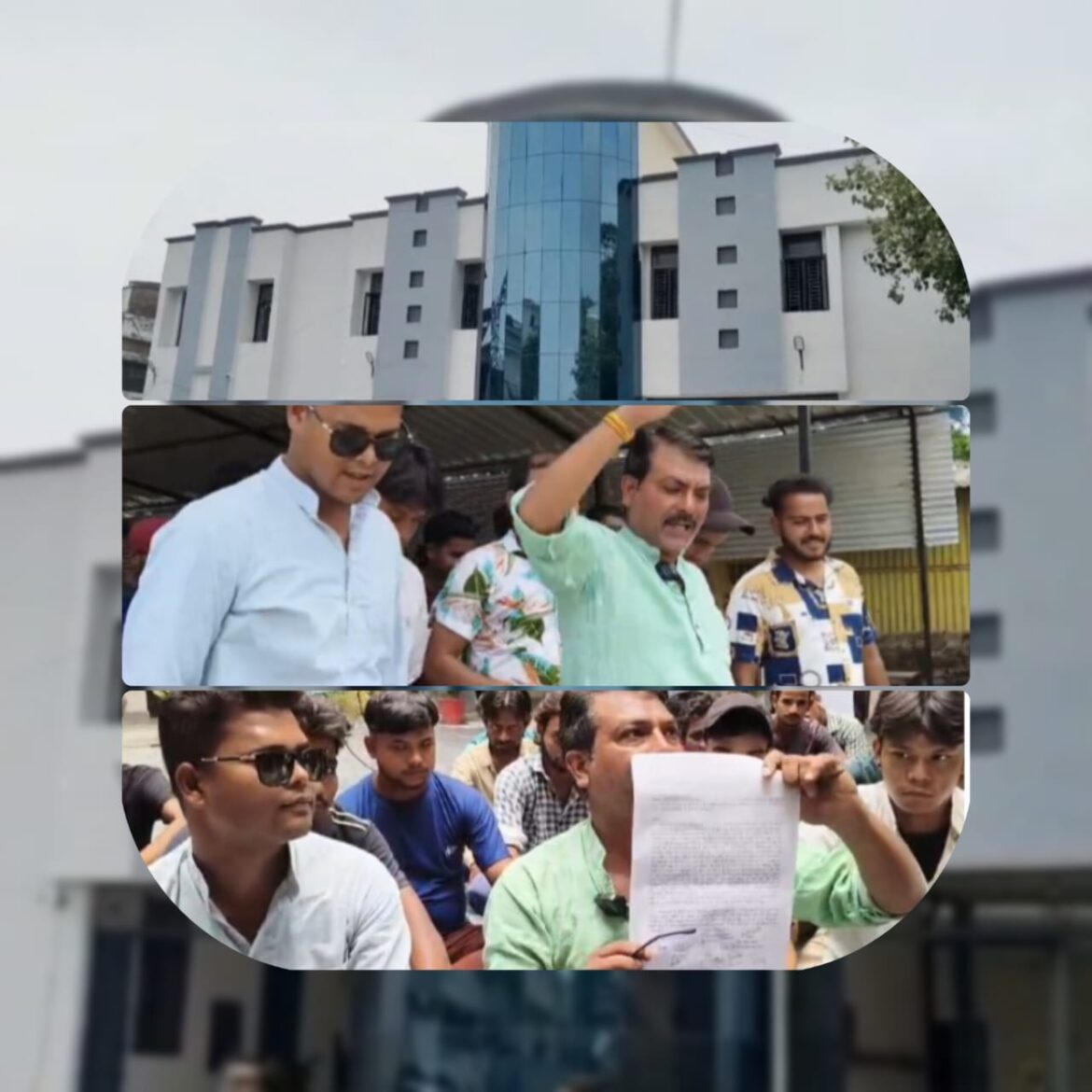 प्रमाण पत्र रोके जाने पर तहसील में हंगामा, पूर्व नगर पालिका अध्यक्ष और छात्र नेताओं का प्रदर्शन