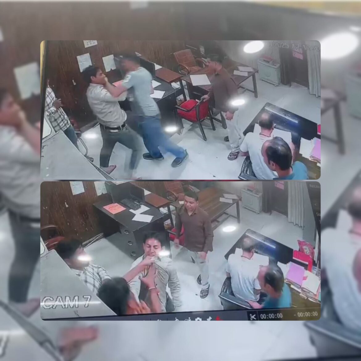 नगर निगम कार्यालय में मारपीट से मचा हड़कंप, कर्मचारी ने व्यापारी पर लगाए गंभीर आरोप