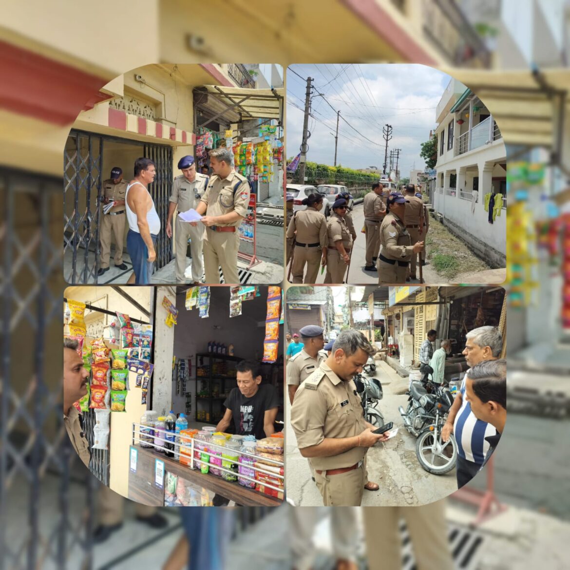 योग दिवस के साथ ही हल्द्वानी में चला पुलिस का सत्यापन अभियान