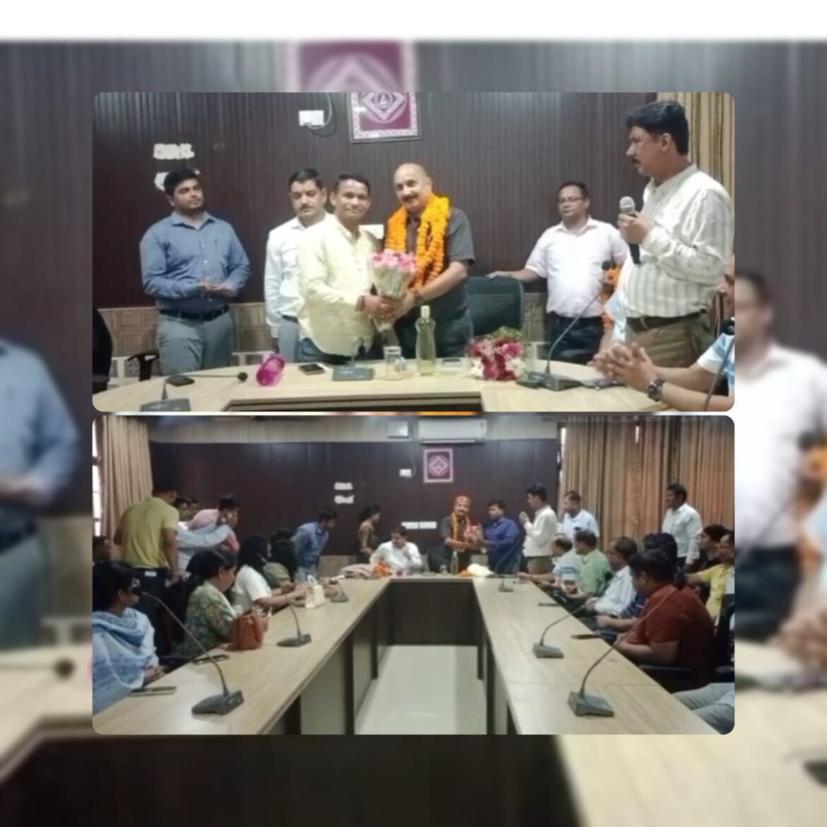 नैनीताल दुग्ध उत्पादक सहकारी संघ ने कारखाना प्रबंधक हरीश चंद्र आर्या को दी भावभीनी विदाई