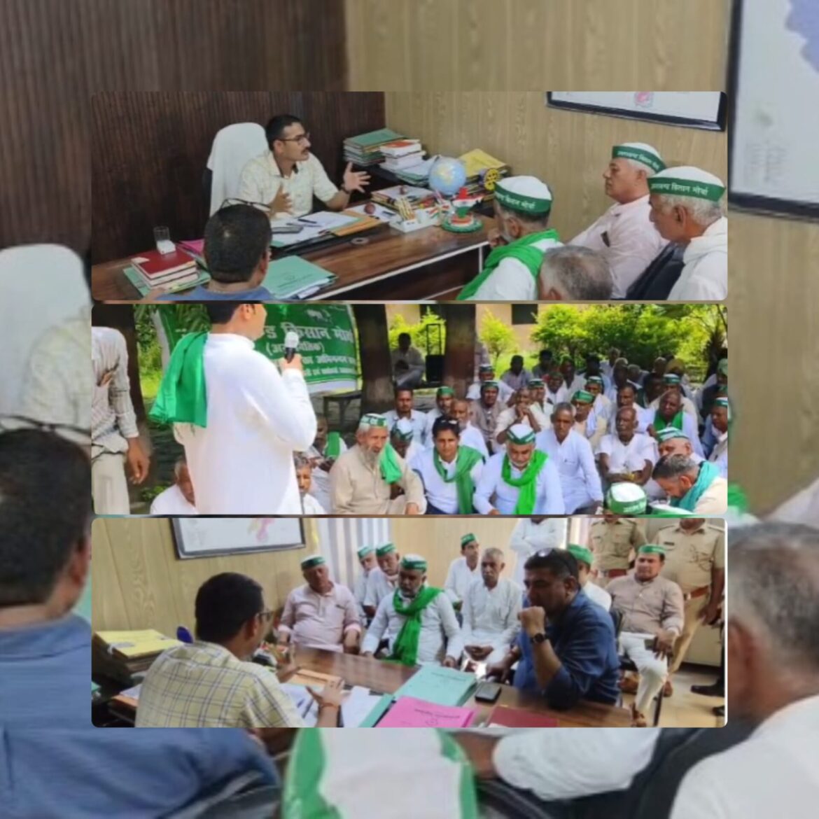 रुड़की में वन विभाग के खिलाफ किसान मोर्चा का धरना प्रदर्शन, जंगली जानवरों से फसल बर्बादी पर जताया आक्रोश