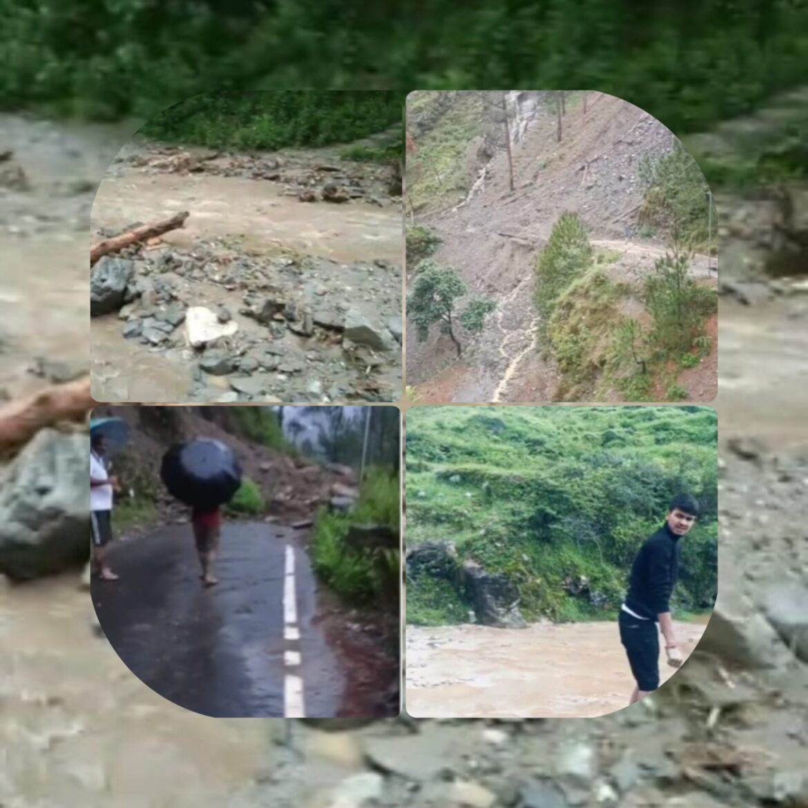 भारी बारिश से चमोली में जनजीवन प्रभावित, बद्रीनाथ हाईवे उमट्टा के पास बंद, 20 लिंक सड़कें भी अवरुद्ध