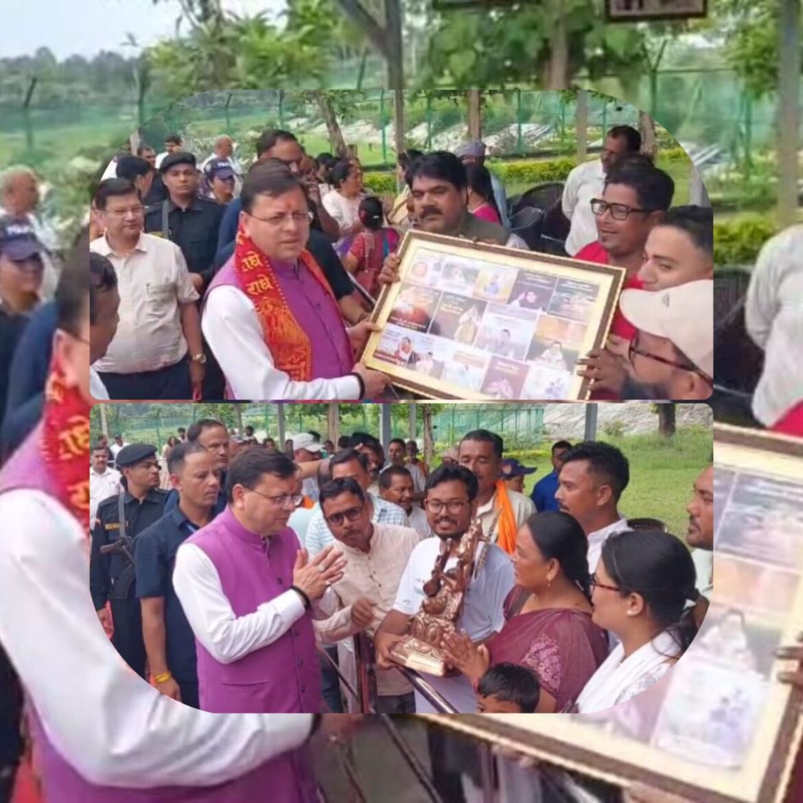 मुख्यमंत्री पुष्कर सिंह धामी पहुंचे खटीमा, जनता एवं कार्यकर्ताओं से की मुलाकात