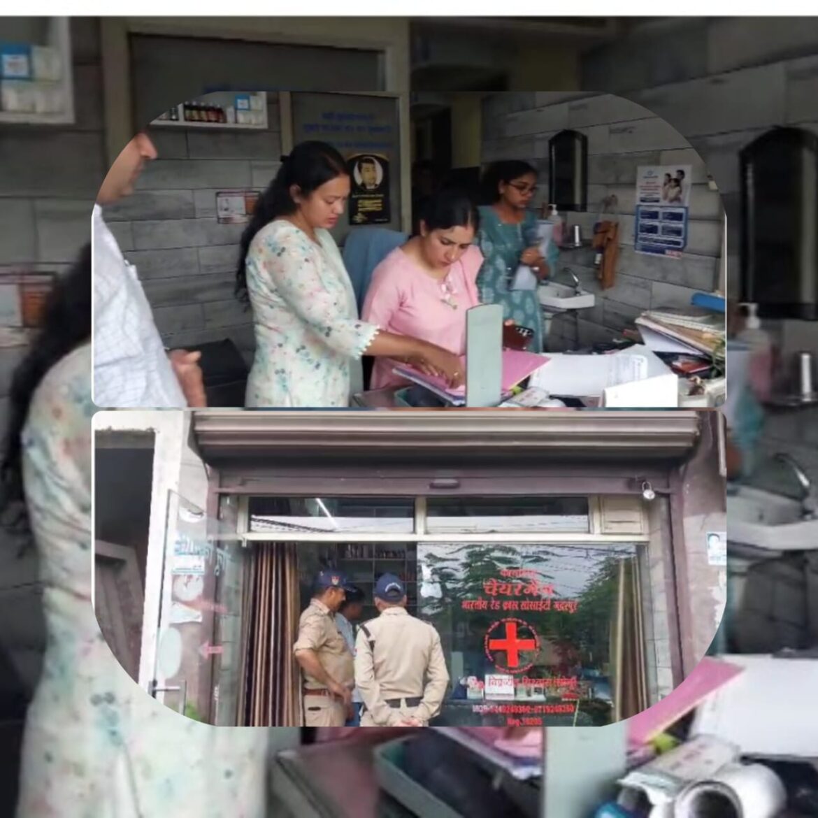 गदरपुर में ड्रग विभाग की छापेमारी, मेडिकल स्टोर्स की जांच से व्यापारियों में रोष