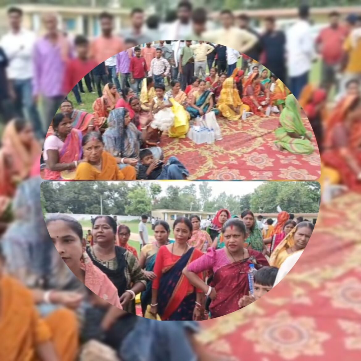 सितारगंज ब्लॉक में नामांकन प्रक्रिया जारी, महिला प्रत्याशी संध्या रानी ने किया नामांकन, उमड़ा जनसैलाब