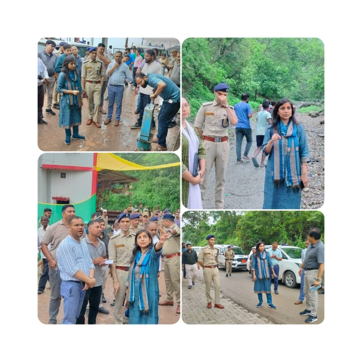 कांवड़ यात्रा की तैयारियों के तहत जिलाधिकारी स्वाति एस. भदौरिया ने नीलकंठ क्षेत्र का किया कड़ा निरीक्षण, अधिकारियों को दिये सख्त निर्देश