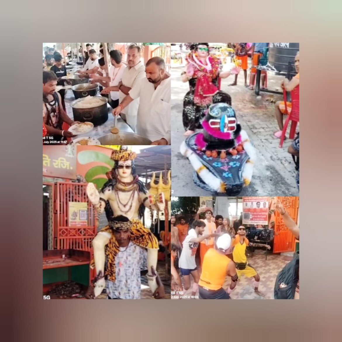 श्रावण मास की कांवड़ यात्रा चरम पर: ‘बम-बम भोले’ के जयकारों से गूंजा रूड़की, सेवा शिविरों में उमड़ा श्रद्धा का सैलाब