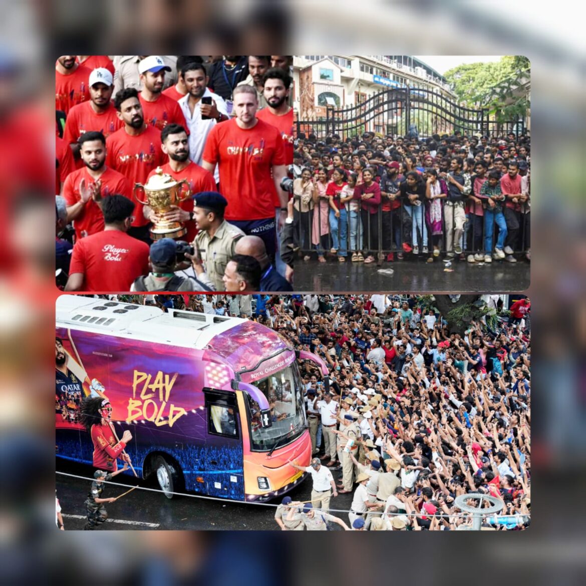 RCB की जीत के जश्न में मची भगदड़ पर हाईकोर्ट में रिपोर्ट पेश — विराट कोहली का भी नाम आया सामने