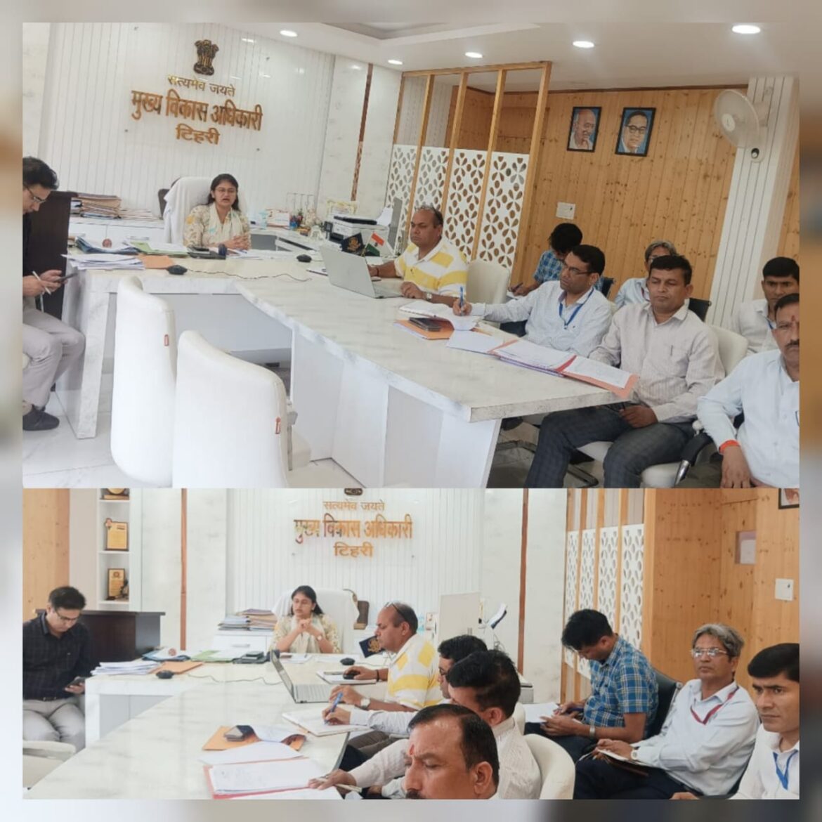 टिहरी: त्रिस्तरीय पंचायत चुनाव 2025 की तैयारियाँ तेज़, सीडीओ वरुणा अग्रवाल ने अधिकारियों के साथ की वर्चुअल बैठक