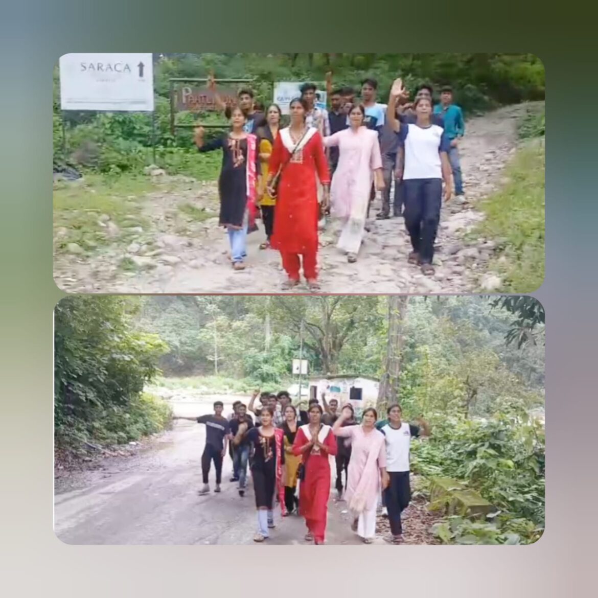 अल्मोड़ा: सल्ट अजोली से निर्दलीय प्रत्याशी मोहनी मौलेखी शर्मा का जनसंपर्क, चौमुखी विकास का किया वादा