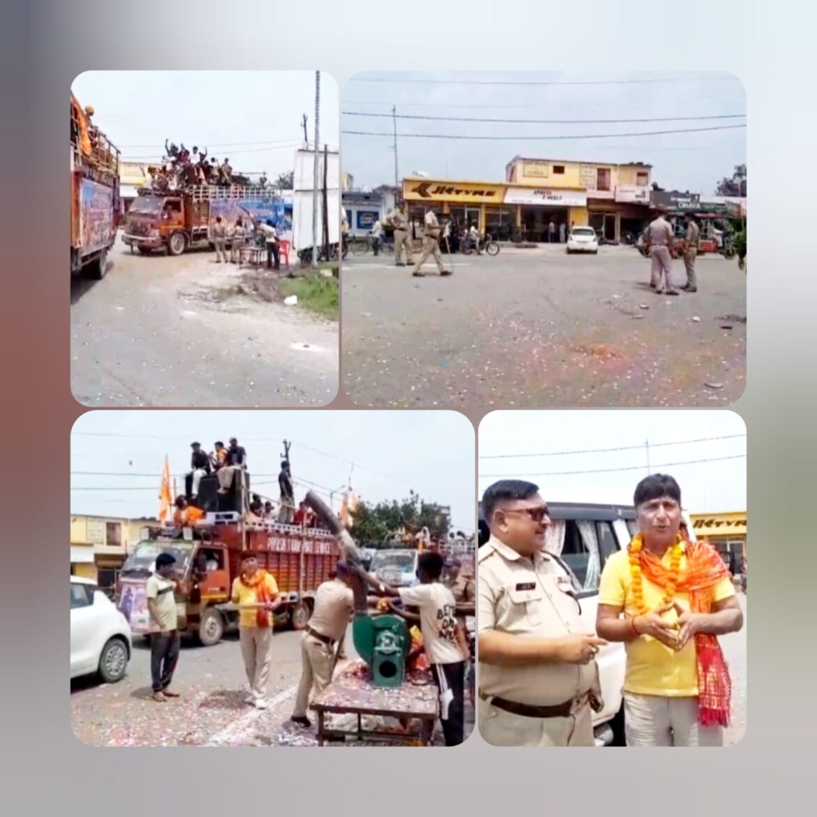 चरम पर कांवड़ यात्रा, पुलिस अलर्ट मोड परलंढोरा होते हुए लक्सर पहुंच रहे कांवड़ यात्री, अब तक नहीं हुई कोई अप्रिय घटना