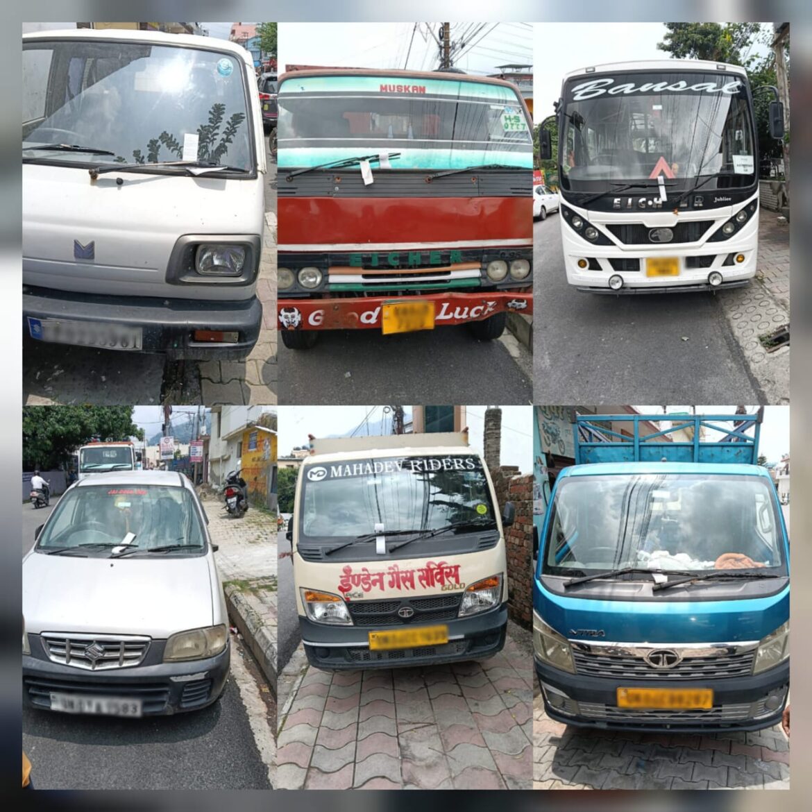 काठगोदाम क्षेत्र में यातायात पुलिस की कार्रवाई, नो पार्किंग में खड़े 25 वाहनों का चालान