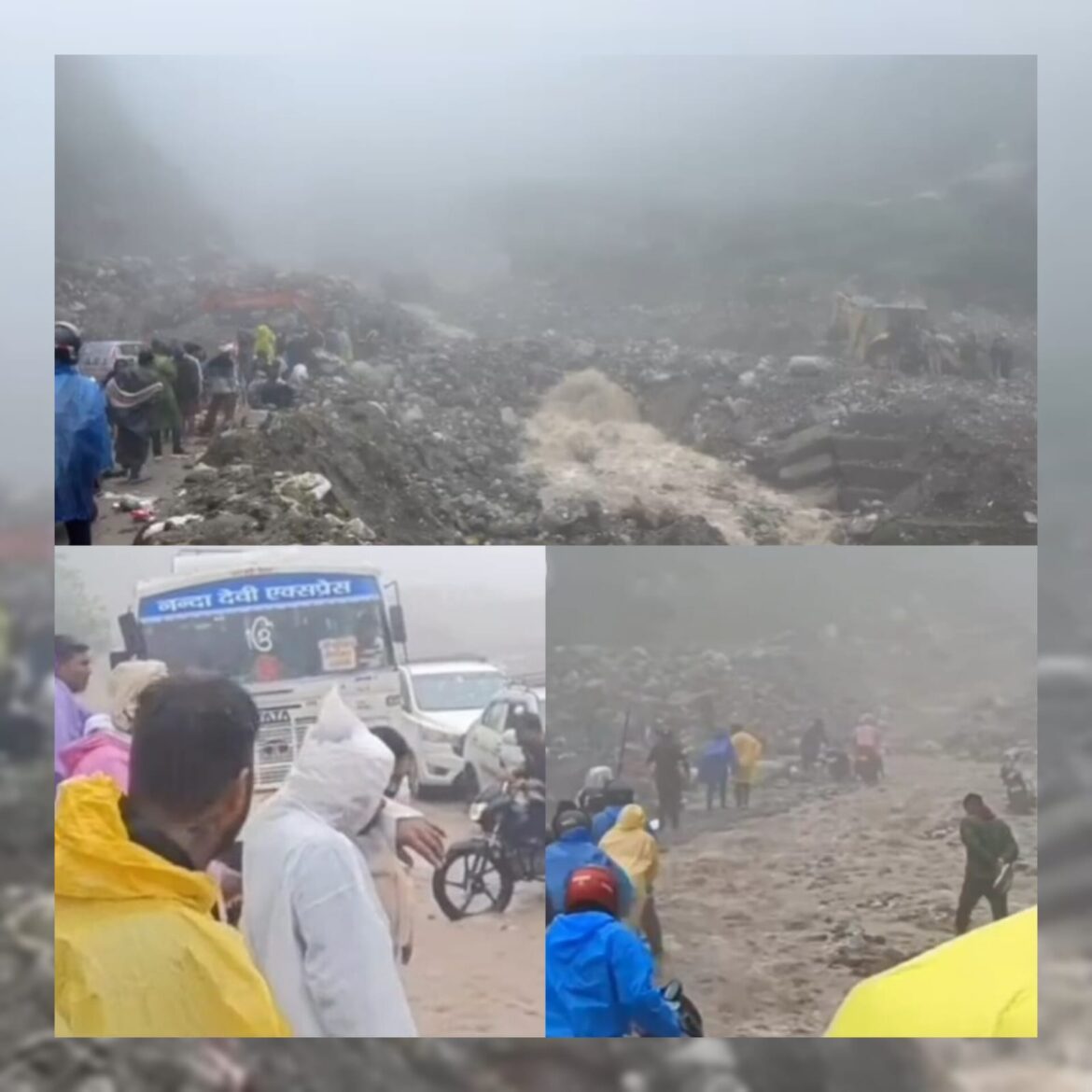 कंचन नाले में उफान से बद्रीनाथ हाईवे पर यातायात बाधित, तीर्थयात्रियों को भारी परेशानी