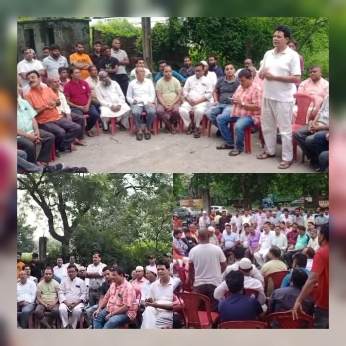 रेलवे की नापजोख कार्रवाई के खिलाफ क्षेत्रवासियों ने बनाई संघर्ष समिति, आंदोलन की रणनीति तय