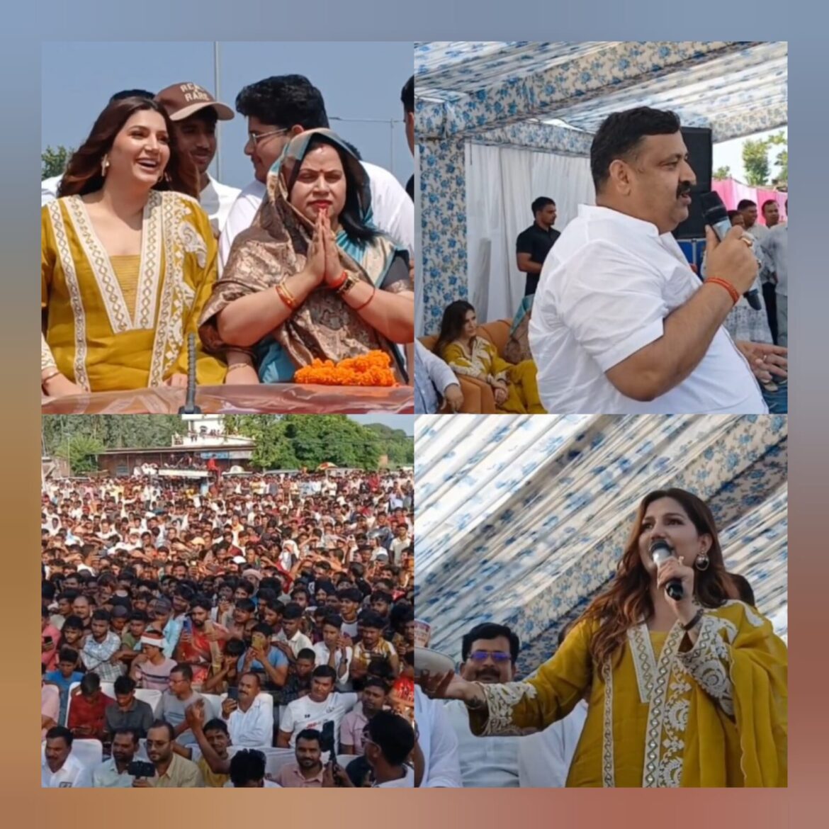 उत्तराखंड पंचायत चुनाव: भंगा सीट से प्रत्याशी रेनू गंगवार के समर्थन में पहुंचीं सपना चौधरी, किया रोड शो और जनसभा को किया संबोधित