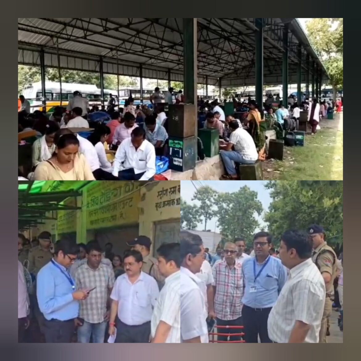 पंचायत चुनाव के लिए मतदान पार्टियां रवाना, डीएम और एसएसपी ने किया स्ट्रांग रूम का निरीक्षण